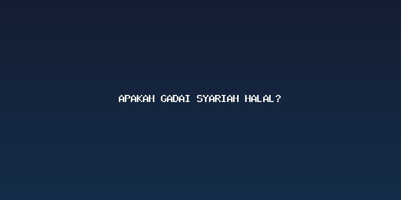 Prinsip Dasar Akad Gadai Syariah: Mengapa Berbeda?
