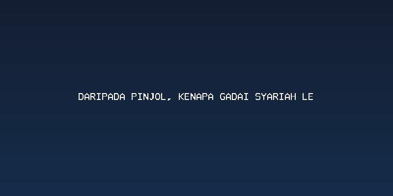 Memahami Risiko Pinjol di Masa Ketidakpastian